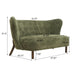 Nordic Chair Laid Back Loveseats With Curved Backres, No Armrests Home Essentials