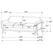 Caspian - Sofa Set With Flared Arms Furniture Max