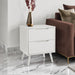 Modern Accent Table With Storage Drawers 8th Street