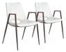 Desi - Dining Chair Walnut Legs (Set of 2) Zuo Modern