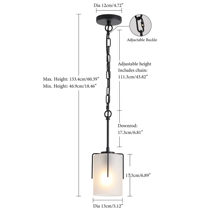Adjustable Cylindrical Pendant Light Daily Nest