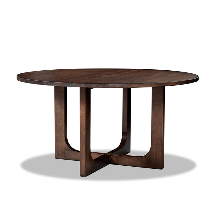 Pino - Round Dining Table - Dark Brown Jennifer Taylor Home