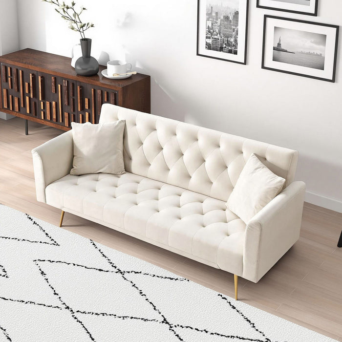 Convertible Double Folding Living Room Sofa Bed Home Essentials