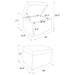 Merced - Lift Top Storage Ottoman Furniture Max