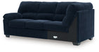 SimpleJoy - LAF Sofa With Corner Wedge - Navy Signature Design by Ashley®