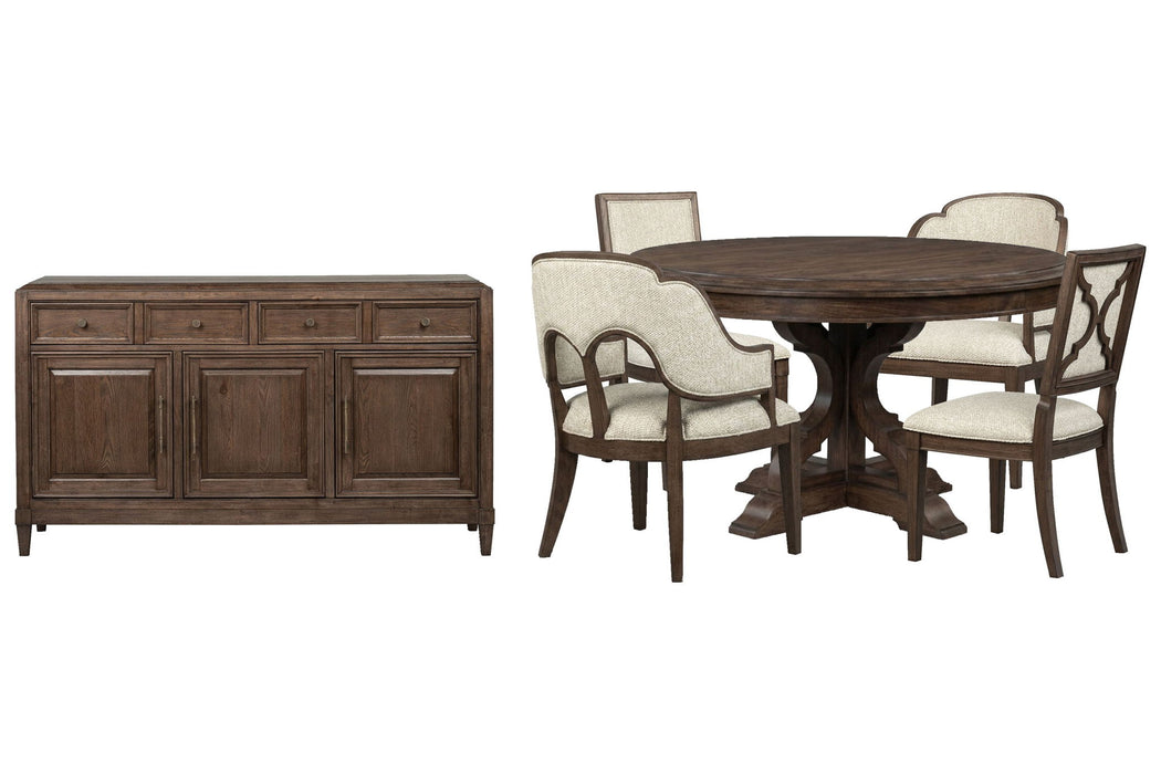 Jubilee - 54" Round Dining Table Set Magnussen Furniture