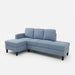 L - Shaped Sectional Sofa With Chaise & Ottoman Home Essentials