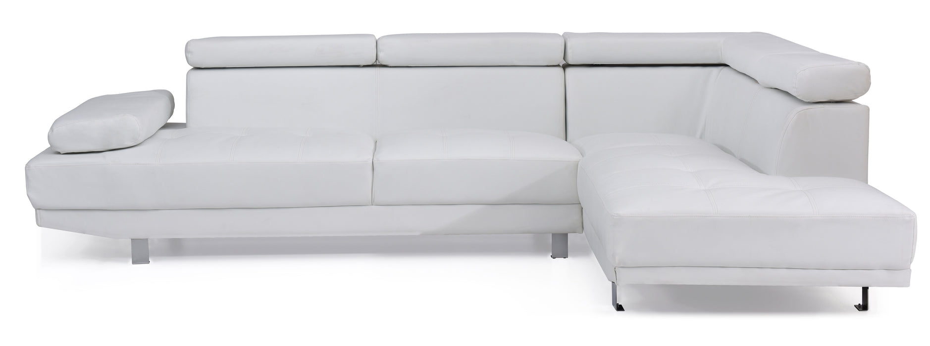 Glory Furniture Riveredge Sectional (2 Boxes), White