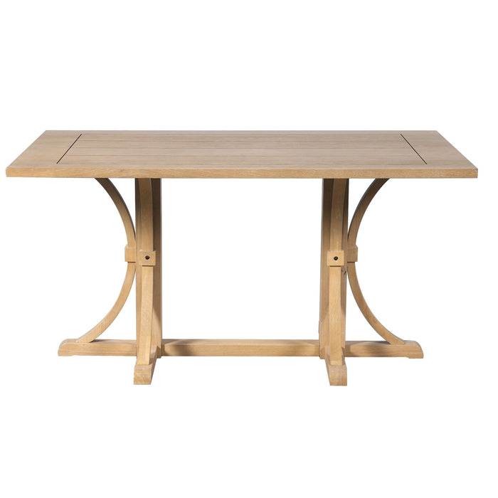Dining Table With Trestle Base Hearth and Haven