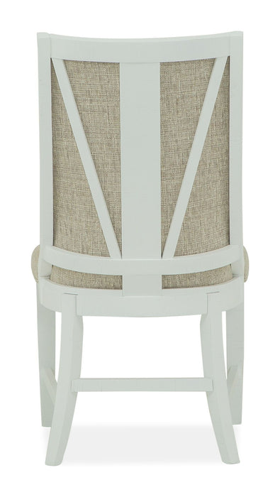 Heron Cove - Upholstered Host Side Chair (Set of 2) - Dark Brown Magnussen Furniture
