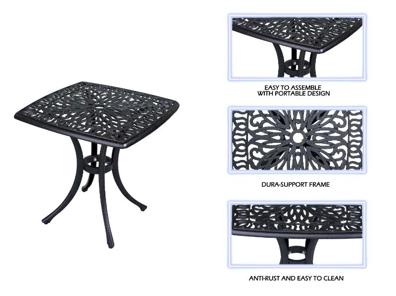 End Table - Gunmetal