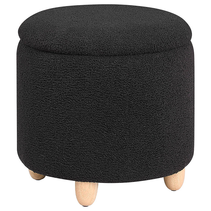 Corvair - Round Storage Ottoman Furniture Max