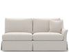 Henri - Skirted Loveseat RAF, Special Order - White Universal Furniture