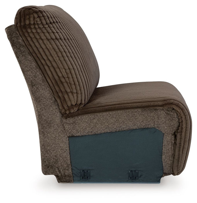 Top Tier - Armless Chair - Chocolate Signature Design by Ashley®