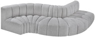 Arc - Boucle Fabric 5 Piece Modular Sofa Meridian Furniture
