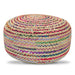 Margo - Large Round Pouf - Multicolor Simpli-Home