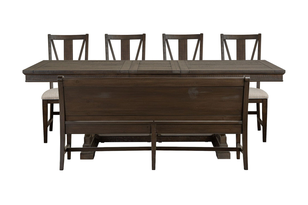 Westley Falls - Extendable Trestle Dining Table Set Magnussen Furniture