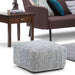 Nate - Handcrafted Square Pouf Simpli-Home