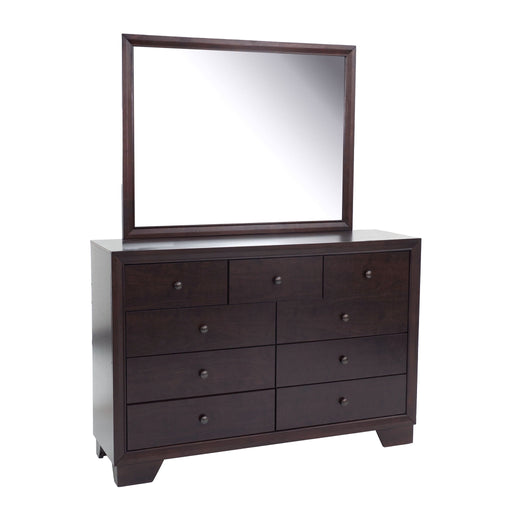 1 Piece Dresser With 9 Drawers - Brown Home Essentials
