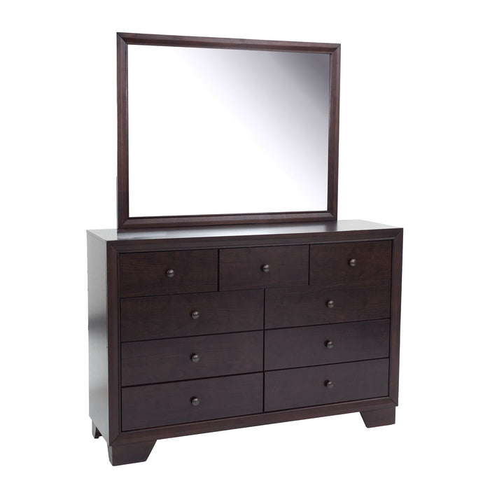 1 Piece Dresser With 9 Drawers - Brown Home Essentials