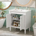 Bathroom Vanity Cabinet With Sink, Soft Close Doors, Storage Cabinet Hearth and Haven