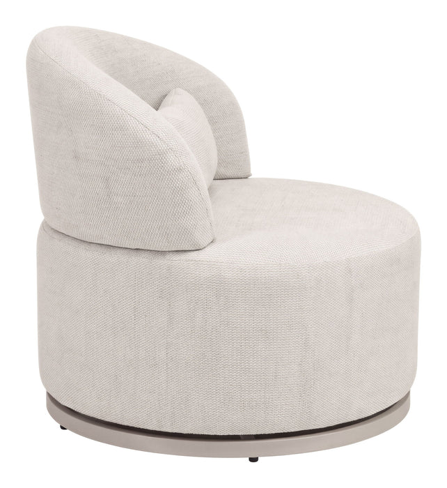 Sausalito - Swivel Chair - Beige Zuo Modern