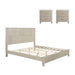 3 Piece Bedroom Set With Bed And 2 Nightstands Home Essentials