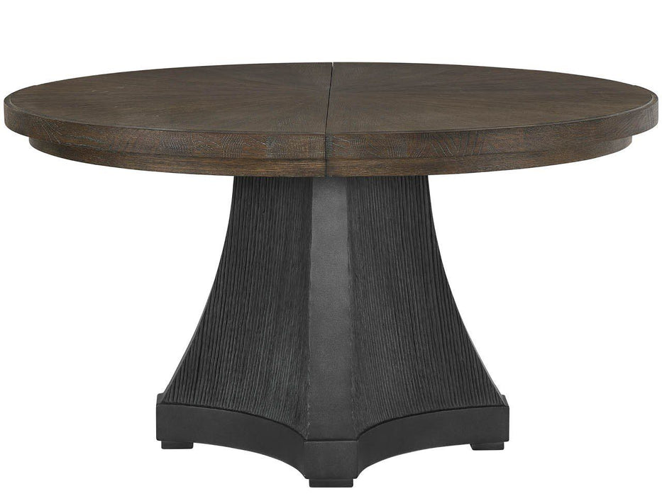 Montclair - Cinder Dining Table - Dark Brown / Dark Gray