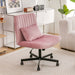 Criss Cross Office Chair With Adjustable Height, Ergonomic Design Home Essentials
