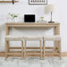 4 Piece Bar Table Set With Power Outlet Home Essentials