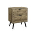 Accent Table With Storage Drawers - Brown 8th Street