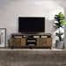 Ensata II - TV Stand - Rustic Oak & Black ACME