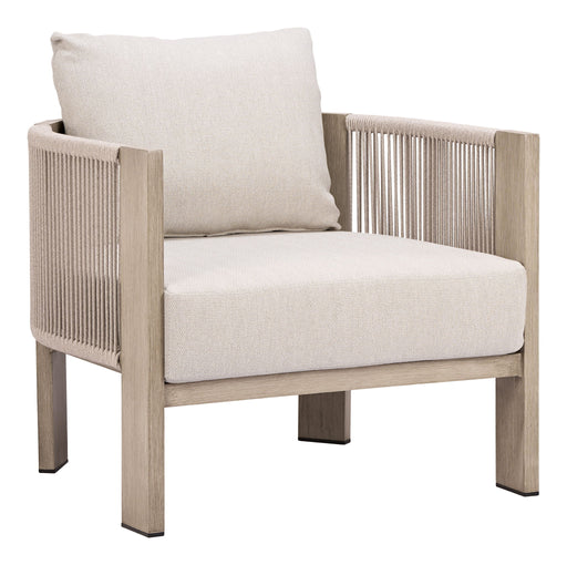 Sunlit Springs - Accent Chair - Gray / Light Brown Zuo Modern