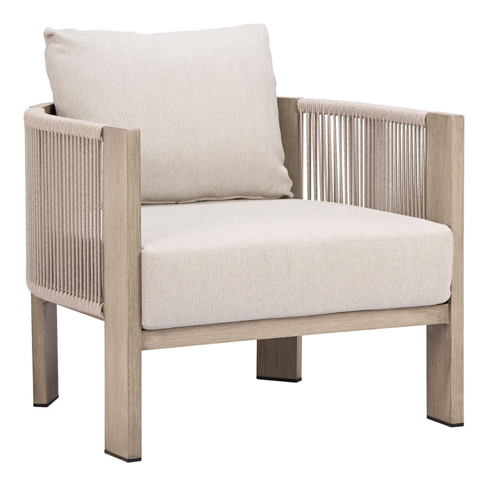 Sunlit Springs - Accent Chair - Gray / Light Brown Zuo Modern
