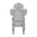 Valkyrie - Arm Chair (Set of 2) - Synthetic Leather & Antique Platinum ACME