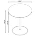 Turpin - Table With Round Top Furniture Max