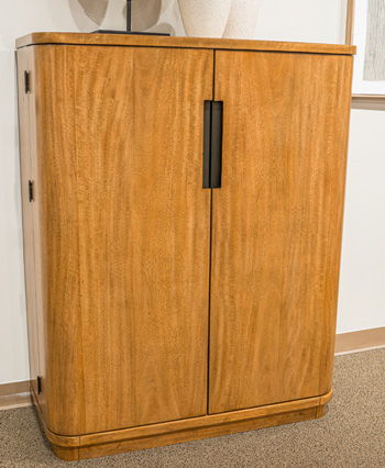 Pamaria - Bar Cabinet - Light Brown Signature Design by Ashley®