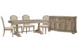 Marisol - Extendable Trestle Dining Table Set Magnussen Furniture