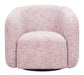 Refine - Swivel Chair - Pink Tweed Zuo Modern