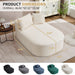 Oversized Chaise Lounge Sofa Bed With Deep Seat And Soft Pillows Home Essentials