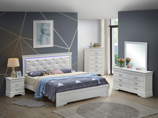 LED Elegant Bed Glory Furniture