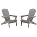 Oversize Outdoor Folding Adirondack Chair, Patio Chair For Garden Home Essentials