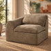 Almano - Modular Left Facing Arm Chair - Light Brown Chenille ACME