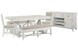 Heron Cove - Extendable Trestle Dining Table Set Magnussen Furniture