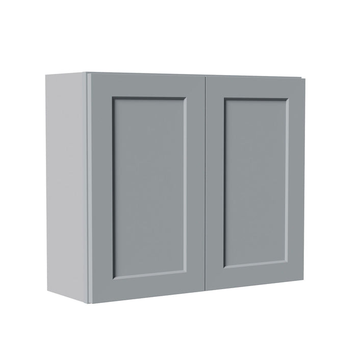 Shaker Wall Cabinet With Soft Close Hinges, Adjustable Shelves, Double Door Home Essentials