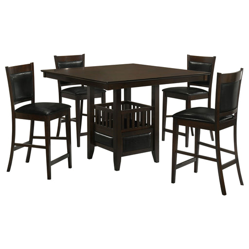 Finley - 5 Piece Dining Set With Chairs - Espresso Furniture Max