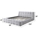 Hannah - Queen Bed - Gray Home Essentials
