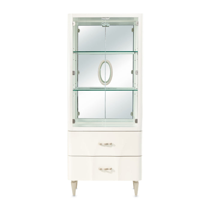 London Place - Display Cabinet - Creamy Pearl Michael Amini