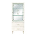 London Place - Display Cabinet - Creamy Pearl Michael Amini