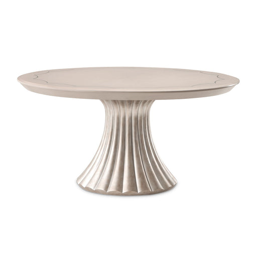 Fantosini - Round Dining Table - Silver Mist Michael Amini